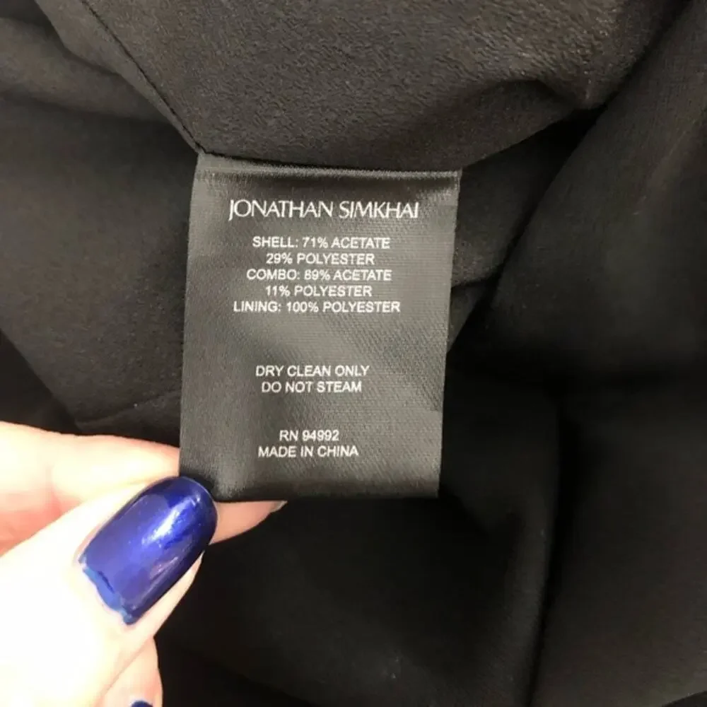 Jonathan Simkhai Sonia Bow Embellished Flare Pants 6 NWOT